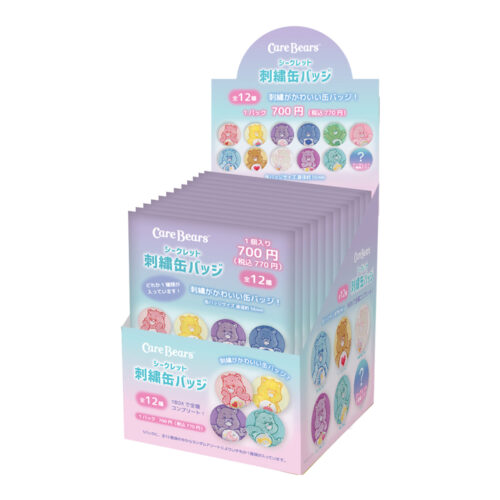 Care Bears彩虹熊刺繡罐徽章 隨機Care Bears 彩虹熊刺繡徽章（ 隨機1 款／全12款）