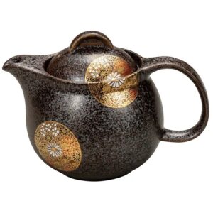 【九谷燒】茶壺 金花詰