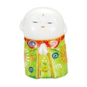 【九谷燒】福地藏 黃盛　※九谷燒ひわ盛技法