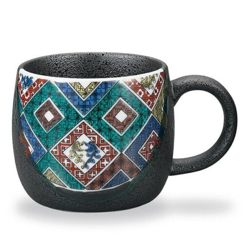 【九谷燒】馬克杯 石板紋 (1隻)