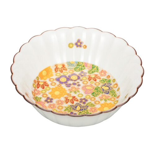 【九谷燒】花碗  花詰